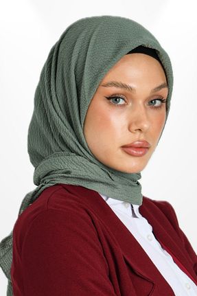شال سبز زنانه پلی استر hijabchi - کد 892743037
