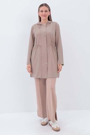 رویه حجاب قهوه ای زنانه ویسکون ALLDAY - کد 891766955