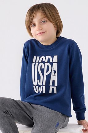 ست لباس راحتی آبی بچه گانه ساده U.S. Polo Assn. - کد 892859690