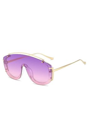 عینک آفتابی بنفش زنانه UV400 Toz Vintage - کد 742094765