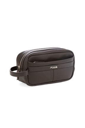 کیف دستی قهوه ای مردانه سایز متوسط Fossil - کد 834184616