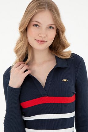 لباس سرمه ای زنانه بافت U.S. Polo Assn. - کد 891976425