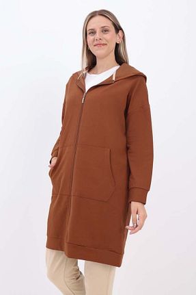 رویه حجاب قهوه ای زنانه پنبه پلی استر ALLDAY - کد 891769848