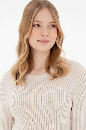 پلیور بژ زنانه ساده U.S. Polo Assn. - کد 891797708