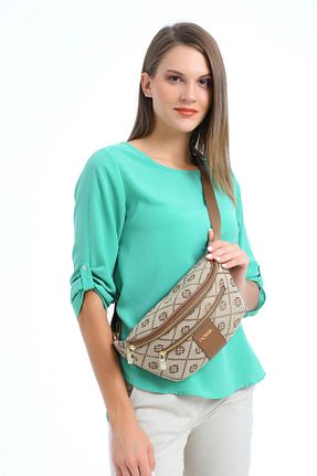 کیف کمری قهوه ای زنانه چرم مصنوعی Fossil - کد 235803979