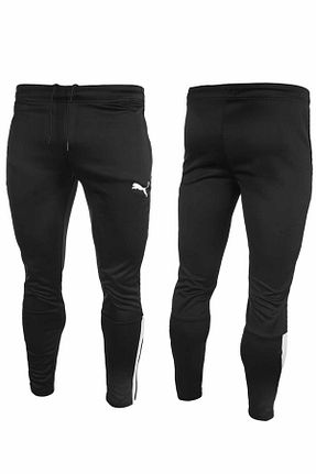 شلوار کرمگن مشکی مردانه پاچه تنگ Puma - کد 635010310