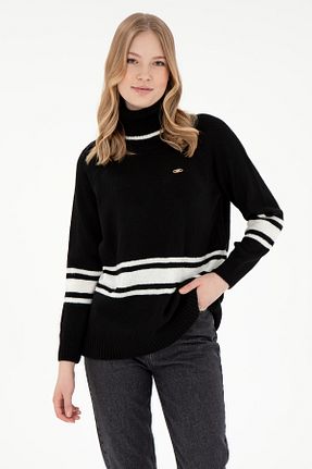 پلیور مشکی زنانه ساده U.S. Polo Assn. - کد 891801801