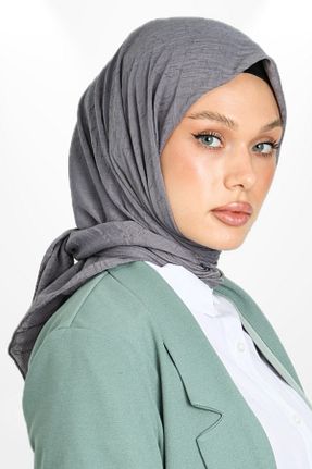 شال طوسی زنانه پنبه ای hijabchi - کد 892902024