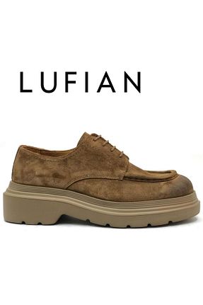 کفش کژوال قهوه ای مردانه چرم خالص Lufian - کد 859096114