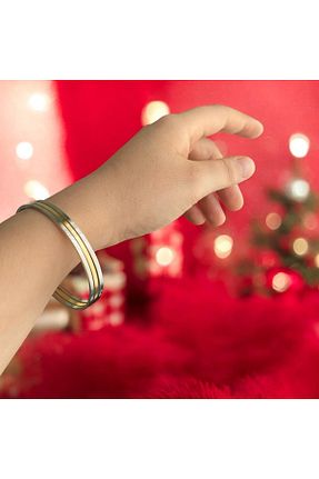 دستبند جواهر رنگی زنانه استیل (فولاد) Pretty - کد 892911265
