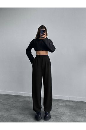 شلوار مشکی زنانه بافتنی Fü Me Style - کد 891817509