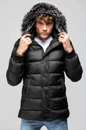 کاپشن مشکی مردانه رگولار Slazenger - کد 48115273