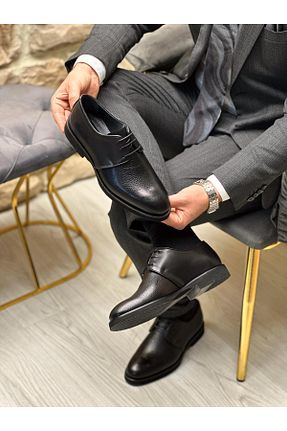 کفش کژوال مشکی مردانه چرم خالص ByItallanoshoes - کد 891815103