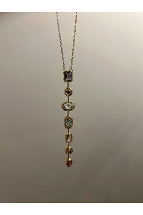 گردنبند جواهر طلائی زنانه رودیوم Store - کد 891922112