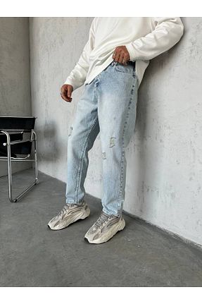 شلوار آبی مردانه پنبه ای Denim Shorty - کد 893263712