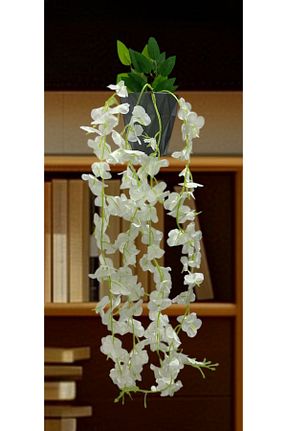 گل خشک و مصنوعی سفید Lilac Home - کد 891905167
