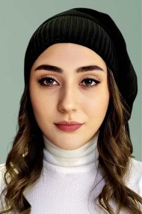 کلاه پشمی مشکی زنانه اکریلیک Trenderrs - کد 891910166