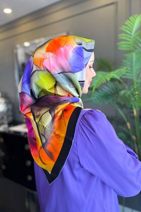 روسری رنگی İpek Tivil Armine - کد 801444164