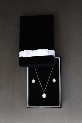 ست جواهر زنانه رودیوم Nilsu Jewellery Accessory - کد 890288534