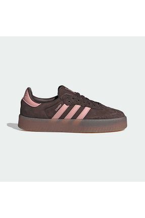 کفش اسنیکر قهوه ای زنانه بند دار adidas - کد 893280945