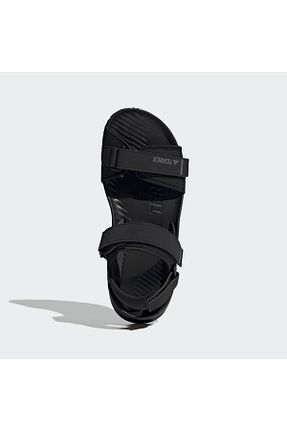 دمپائی مشکی زنانه پاشنه تخت adidas - کد 887274319