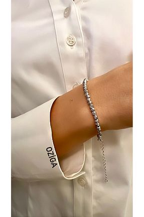 دستبند استیل (فولاد) زنانه استیل (فولاد) Ozi - کد 891944215