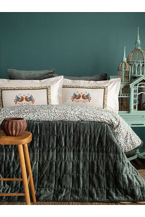 روتختی دونفره سبز پنبه ای BED LİNE - کد 891964453