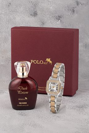 ست ساعت مچی زنانه فلزی polo air - کد 891970991