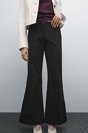 شلوار مشکی زنانه پنبه ای Massimo Dutti - کد 891988033