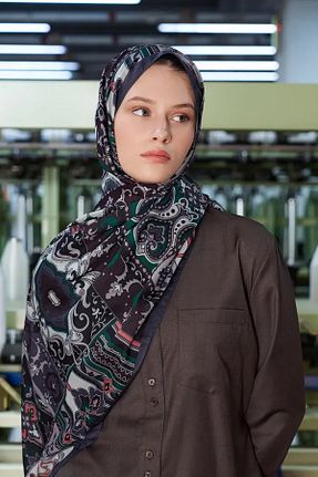 شال طوسی زنانه پلی استر Madame Polo - کد 891982022