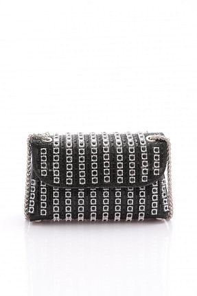 کیف دوشی مشکی زنانه پلی استر ÇÇS - کد 849632126