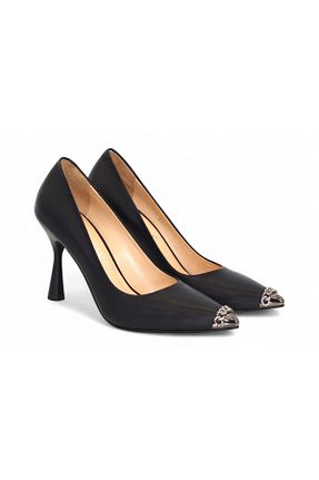 کفش استایلیتو مشکی پاشنه نازک Gizzelli shoes - کد 893313837