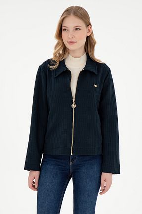 سوئیشرت سرمه ای زنانه ساده U.S. Polo Assn. - کد 891994401