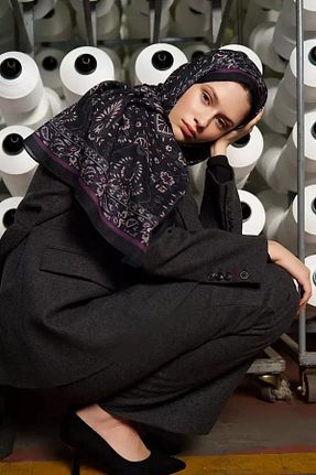 شال صورتی زنانه پلی استر Madame Polo - کد 892615577