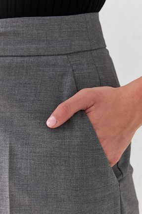 شلوار طوسی زنانه مخلوط ویسکون Setre - کد 860885243