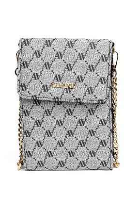 کیف دوشی طوسی زنانه چرم مصنوعی Armine - کد 830922258