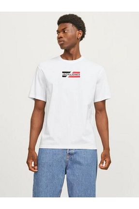 تیشرت سفید مردانه رگولار Jack & Jones - کد 867770045