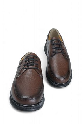 کفش کژوال قهوه ای مردانه چرم خالص The Dortex Shoes - کد 892014857