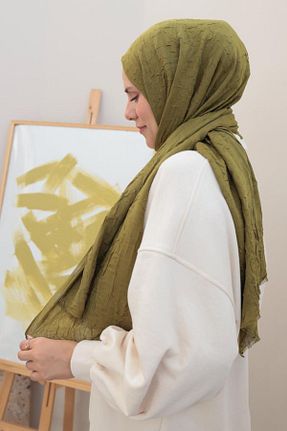 روسری سبز پنبه ای ALLDAY - کد 893322184