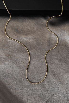 گردنبند استیل ( فولاد ) طلائی زنانه استیل (فولاد) LAİKA - کد 892026668