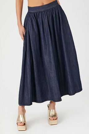 دامن آبی زنانه جین Forever 21 - کد 892409737