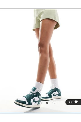 کفش بسکتبال سبز زنانه چرم مصنوعی Nike - کد 891771293