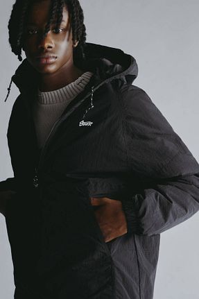 کت مشکی مردانه Comfort Pull & Bear - کد 893284098
