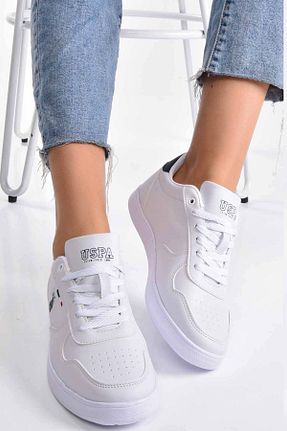 کفش پیاده روی سفید زنانه پارچه ای U.S. Polo Assn. - کد 472889531