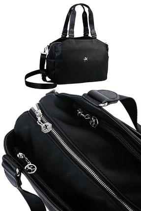 کیف دوشی مشکی زنانه چرم مصنوعی Nas Bag - کد 892066422