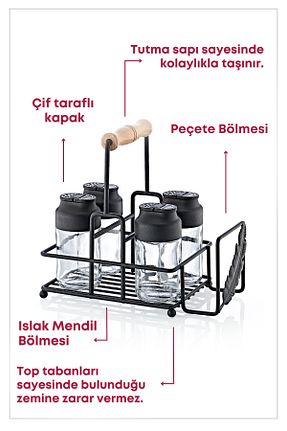 قفسه ادویه جات GRİMOR Life - کد 891794907