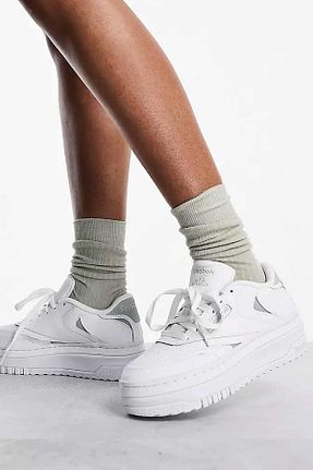 کفش پیاده روی سفید زنانه پارچه ای Reebok - کد 757321474