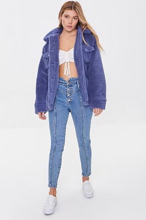 کت بنفش زنانه رگولار Forever 21 - کد 892414114