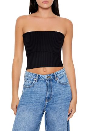بلوز مشکی زنانه ساده Forever 21 - کد 892591227