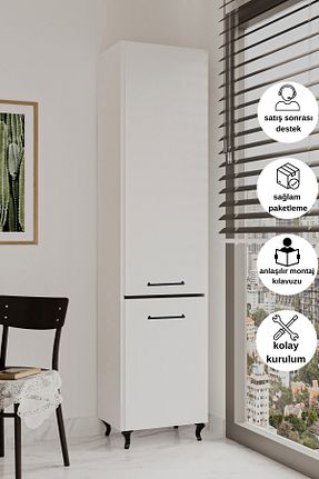 کابینت چند منظوره سفید Suntalam DEWOODY - کد 756652727